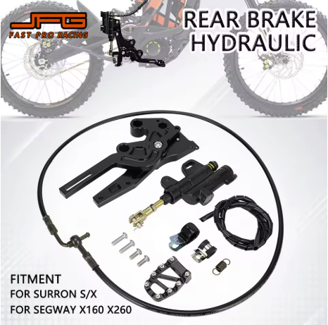 Motorcycle Accessories Rear Hydraulic Foot Brake Pedal Lever Kit For SEGWAY X160 X260 For SURRON Surron Lightbee S/X Dirt E-Bike