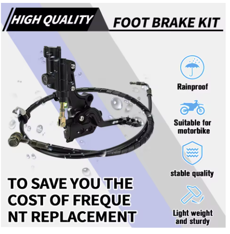 Motorcycle Accessories Rear Hydraulic Foot Brake Pedal Lever Kit For SEGWAY X160 X260 For SURRON Surron Lightbee S/X Dirt E-Bike