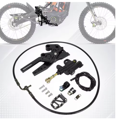 Motorcycle Accessories Rear Hydraulic Foot Brake Pedal Lever Kit For SEGWAY X160 X260 For SURRON Surron Lightbee S/X Dirt E-Bike